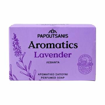 Твердое мыло Papoutsanis Aromatics Лаванда, 100 г Твердое мыло Papoutsanis Aromatics Лаванда, 100 г