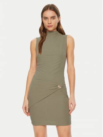 Guess Трикотажна сукня W5RK24 KAQL2 Зелений Regular Fit Guess Трикотажна сукня W5RK24 KAQL2 Зелений Regular Fit