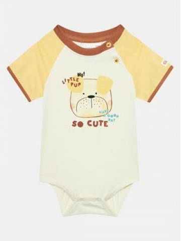 Coccodrillo Дитяче боді WC4112201HBN Бежевий Coccodrillo Дитяче боді WC4112201HBN Бежевий