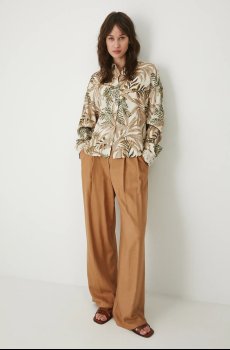 Рубашка с примесью льна Medicine