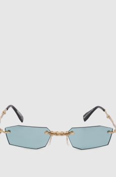 Золотые складные солнцезащитные очки H40
