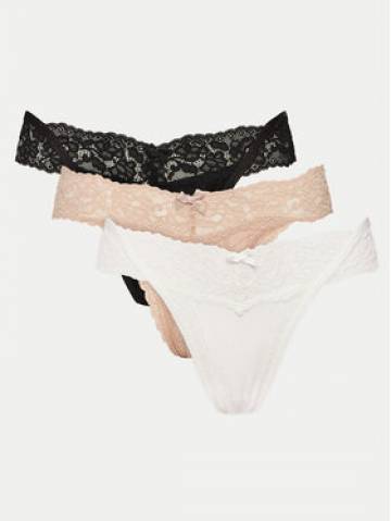 Hunkemöller Набір з 3 пар стрінгів Rugby 300098 Кольоровий Hunkemöller Набір з 3 пар стрінгів Rugby 300098 Кольоровий