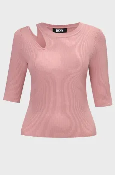 Женский розовый джемпер Розовый XS DKNY P3ASAH40