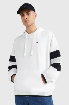 Мужское белое худи TJM OVZ COLLEGE 85 Белый M Tommy Jeans DM0DM15698