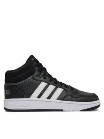 adidas Снікерcи Hoops 3.0 Mid K GW0402 Чорний adidas Снікерcи Hoops 3.0 Mid K GW0402 Чорний