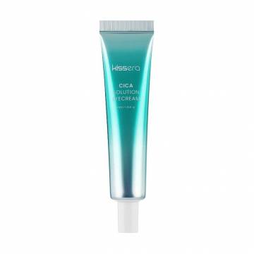Крем для кожи вокруг глаз Kissera Cica Solution Eye Cream с центеллой, 40 мл Крем для кожи вокруг глаз Kissera Cica Solution Eye Cream с центеллой, 40 мл