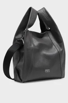 Женская темно-серая кожаная сумка Серый ONESIZE Bimba Y Lola 252BBAJ7U.14010