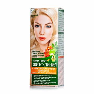 Краска для волос Фито линия Herbs Planet, 29 Карибский пляж, 130 мл Краска для волос Фито линия Herbs Planet, 29 Карибский пляж, 130 мл