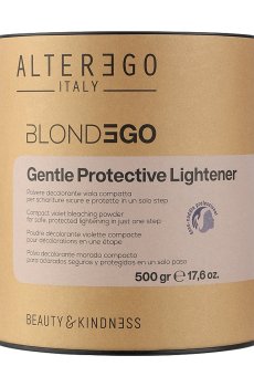 Уценка! Осветляющий порошок для волос Alter Ego BlondEgo Gentle Protective Lightener Violet Bleaching Powder, 500 г
