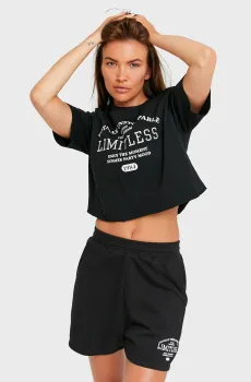 Женские черные шорты Черный 32 Tally Weijl SSHCOPATTI10