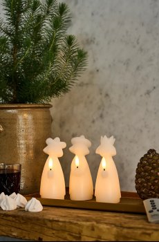 Набор светодиодных праздничных украшений Sirius Maria Tre Konger 3 шт