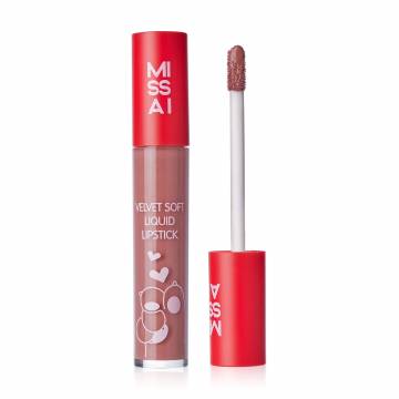 Жидкая помада для губ Missai Velvet Soft Liquid Lipstick тон 03, 5 г Жидкая помада для губ Missai Velvet Soft Liquid Lipstick тон 03, 5 г