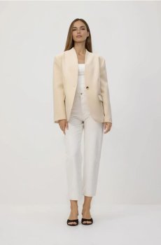 Reserved - Однобортний блейзер - нюдовий - 568KK-02X