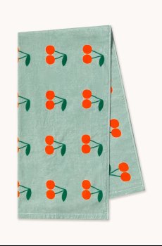 Детское хлопковое полотенце Tinycottons CHERRIES TOWEL