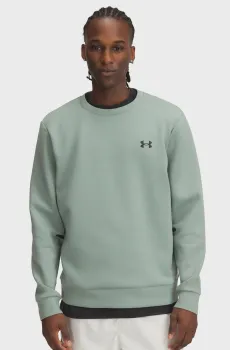 Мужской мятный свитшот UA Unstoppable Flc Crew EU Ментоловый XXL Under Armour 1389351-348