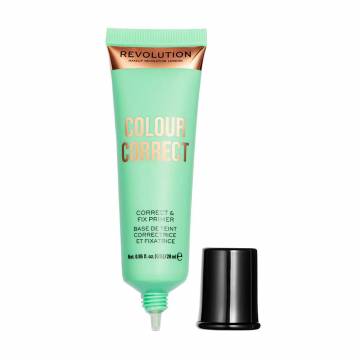 Корректирующий праймер для лица Makeup Revolution Colour Correct Primer, зеленый, 28 мл Корректирующий праймер для лица Makeup Revolution Colour Correct Primer, зеленый, 28 мл