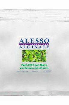 Альгинатная маска для лица Alesso Professionnel Alginate Anti-Inflammation Peel-Off Face Mask с маслом чайного дерева, 25 г