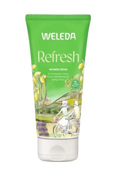 Освежающий крем-гель для душа Weleda Citrus Сreamy Body Wash Цитрусовый, 200 мл