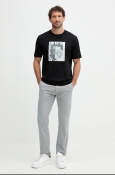 Хлопковая футболка BOSS Orange Te_lupo