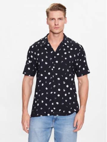 Lindbergh Сорочка 30-203425 Чорний Relaxed Fit Lindbergh Сорочка 30-203425 Чорний Relaxed Fit