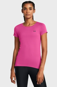 Женская розовая футболка Tech Mesh SS Розовый XS Under Armour 1328964-686