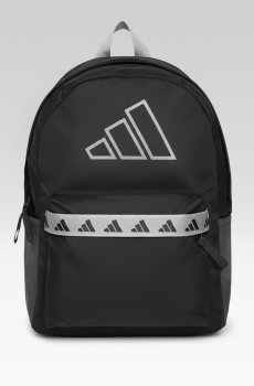 ADIDAS Unisex Brand Logo Classic Tape Backpack with Reflective Strip