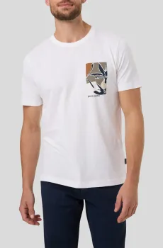 Мужская белая футболка Белый L Pierre Cardin PC.-C5 21490.2120