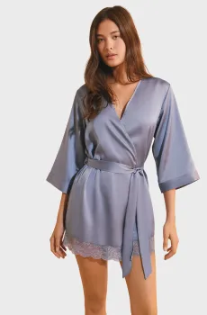 Женский голубой пеньюар DESIRE Голубой M Etam 6560816