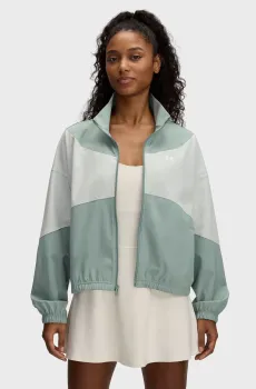 Женская мятная ветровка UA Rival Woven Jacket Ментоловый XL Under Armour 1389631-348