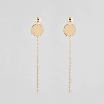 Серебряные серьги с позолотой Minimal 20056п Серебряные серьги с позолотой Minimal 20056п