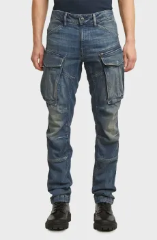 Мужские синие джинсы Rovic zip 3d Синий 29-32 G-Star RAW D23077,D498