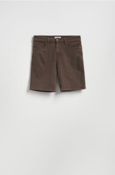 Reserved - Джинсові шорти прямого крою - dark grey jeans - YV424-89J