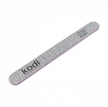 Пилка для ногтей Kodi Professional 80/80 грит прямая, коричневая, 178*19*4 мм Пилка для ногтей Kodi Professional 80/80 грит прямая, коричневая, 178*19*4 мм