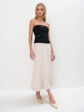 Mohito - Мідіспідниця - кремовий - 32