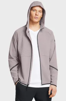 Мужское пудровое худи UA Unstoppable Flc Txtr FZ Розовый L Under Armour 1386543-015