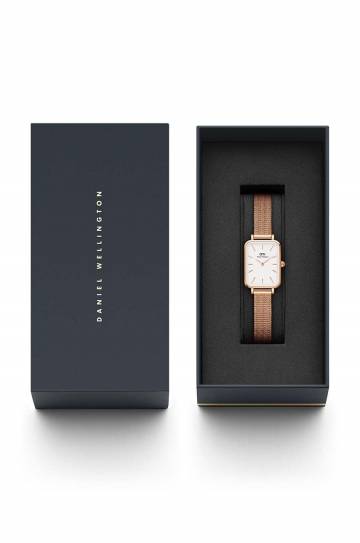Часы Daniel Wellington Quadro Pressed женские цвет розовый Часы Daniel Wellington Quadro Pressed женские цвет розовый
