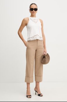 Хлопковые брюки Twinset