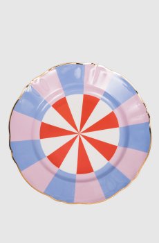 Обеденная фарфоровая тарелка Magic