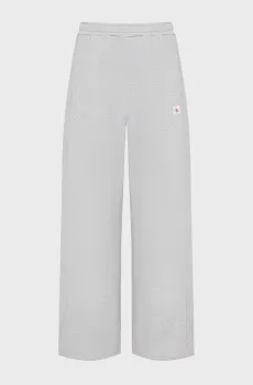 Женские светло-серые спортивные брюки A- FRENCH TERRY Серый M Calvin Klein Jeans LV047C249G