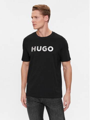 Hugo Футболка Dulivio 50506996 Чорний Regular Fit Hugo Футболка Dulivio 50506996 Чорний Regular Fit
