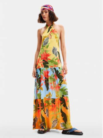 Desigual Літня сукня Tropi 24SWMW08 Кольоровий Loose Fit Desigual Літня сукня Tropi 24SWMW08 Кольоровий Loose Fit