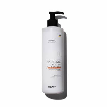 Шампунь проти випадіння волосся Hillary Serenoa & РР Hair Loss Control Shampoo, 500 мл Шампунь проти випадіння волосся Hillary Serenoa & РР Hair Loss Control Shampoo, 500 мл