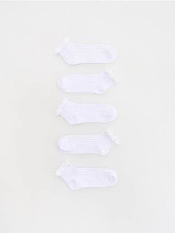 Reserved - GIRLS` SOCKS MULTI - білий - 637EB-00X Reserved - GIRLS` SOCKS MULTI - білий - 637EB-00X