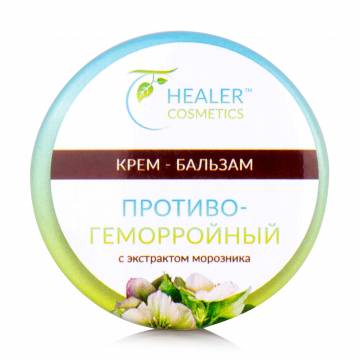Крем-бальзам противогеморройный Healer Cosmetics к экстрактом морозника, 10 г Крем-бальзам противогеморройный Healer Cosmetics к экстрактом морозника, 10 г