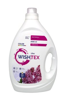 Гель для стирки цветных вещей WishTex Color Lilac, 50 стирок, 3 л
