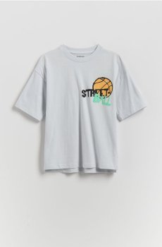 Reserved - Футболка з принтом - світло-сірий - 958HR-09X