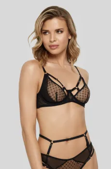 Женский черный бюстгальтер Черный 70B MARC&ANDRE W23-0511-DCS-LY