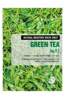 Тканевая маска для лица ORJENA Natural Moisture Mask Sheet Green Tea с экстрактом зеленого чая, 23 мл