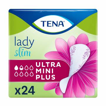Урологические прокладки женские TENA Lady Slim Ultra Mini Plus, 24 шт Урологические прокладки женские TENA Lady Slim Ultra Mini Plus, 24 шт