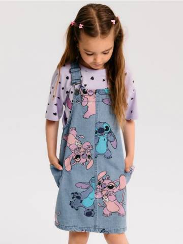 Джинсова сукня-комбінезон Stitch - синій Джинсова сукня-комбінезон Stitch - синій